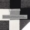 Buffalo Plaid Outdoor Rug 27.5”x43” – Black & White Check Cotton Woven Welcome Mat, Indoor/Outdoor Farmhouse Door Rug, Washable Layering Rug for Christmas, Porch & Entryway Déco
